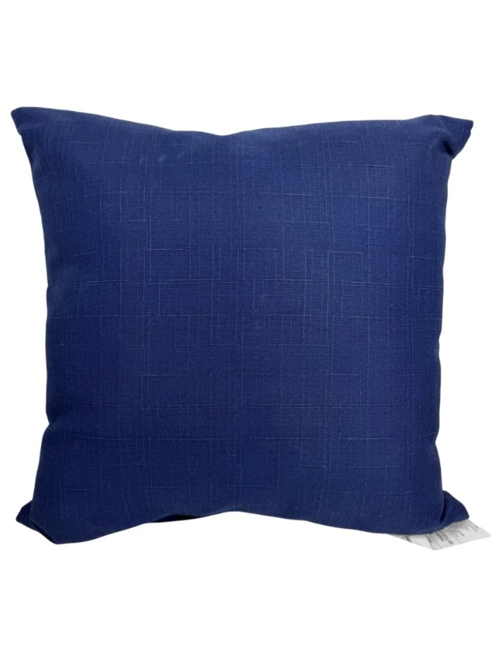 NWT Lush Decor Navy Blue Button Accent Outdoor Pillow Cushion 20x20 Waterproof